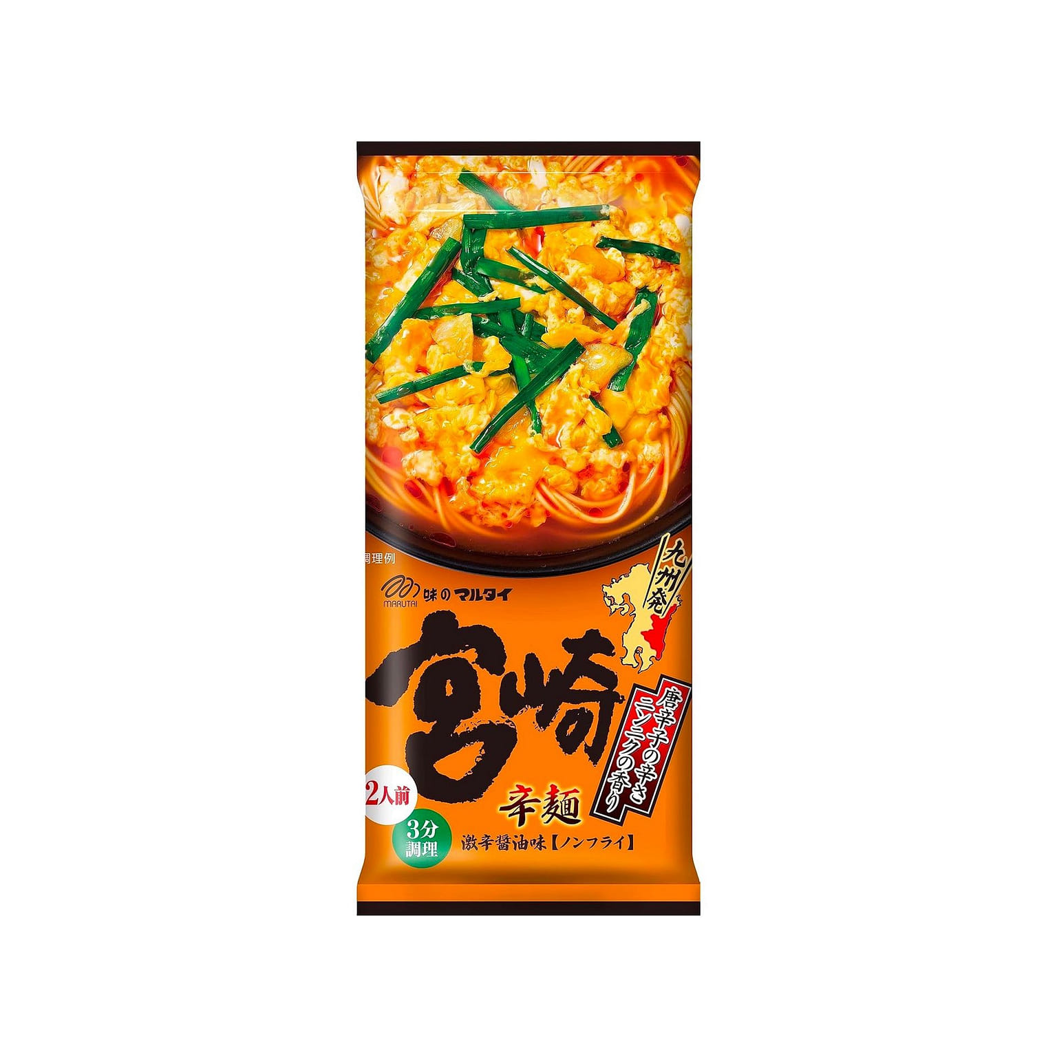 Ramen Noodles Marutai Hot Soy Spicy Miyazaki 186g 1 개