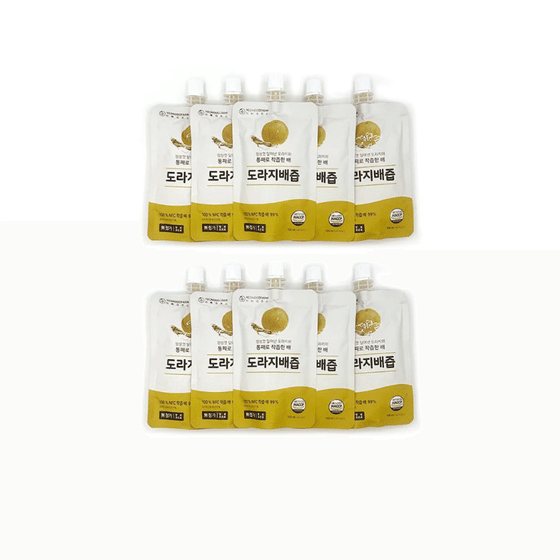 weee_canned_YEONDOO FARM Papa's Farm Pear Bellflower Juice On-the-Go Natural Juices 100% 10 count