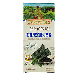 Grandpa's Farm Black Sesame Seaweed Powder 40g 1 pack