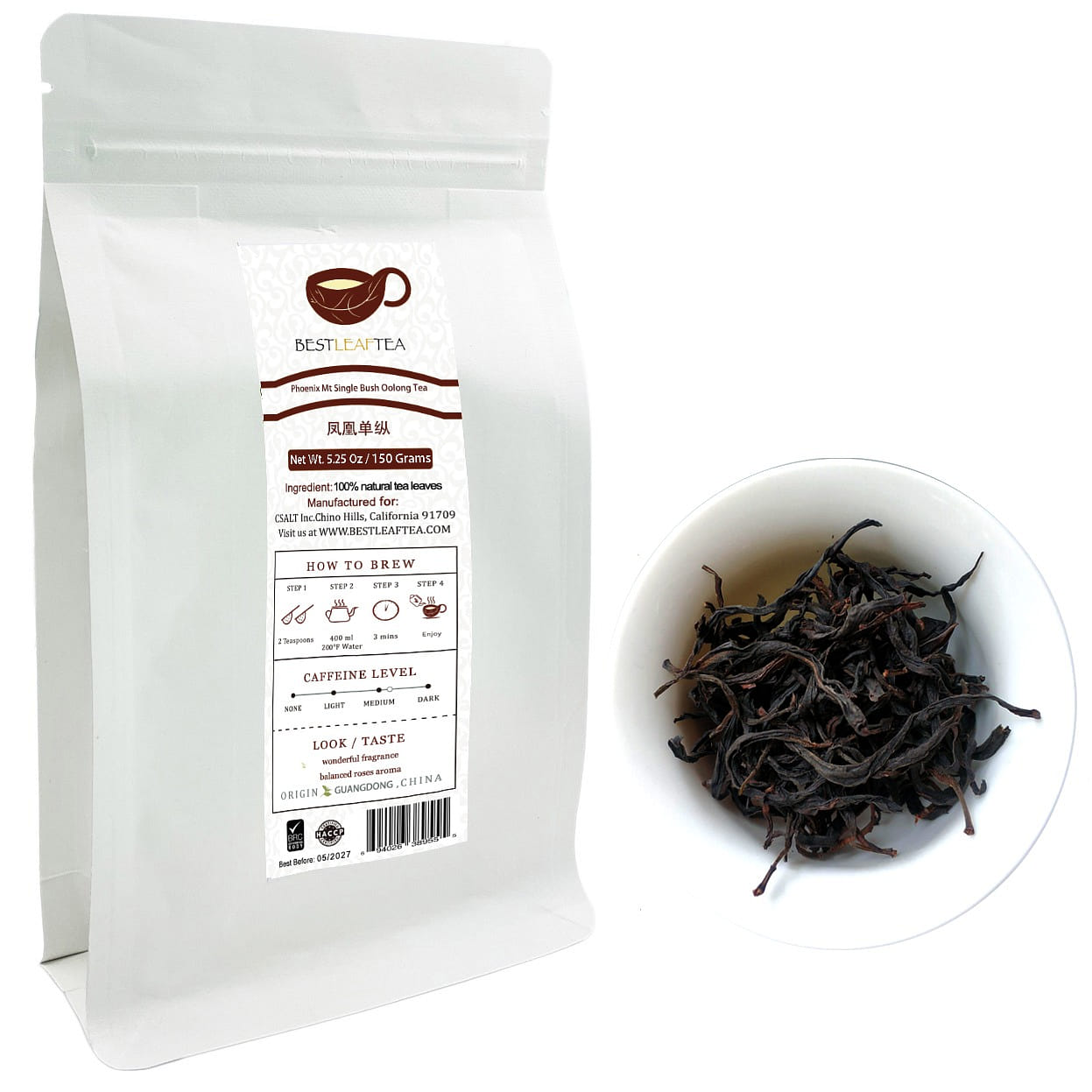 BESTLEAFTEA Phoneix Mt Single Bush Oolong Tea 150g Bag 5.25 온스