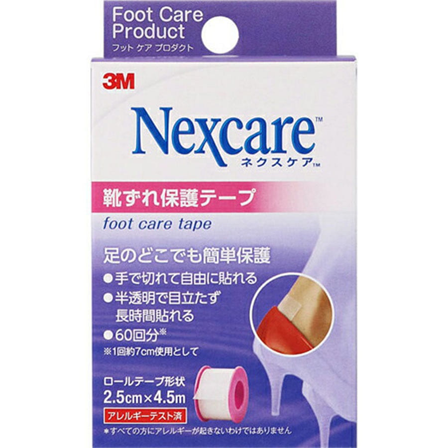 Nexcare Foot Care Tape 2.5cmx4.5m/ 1 개