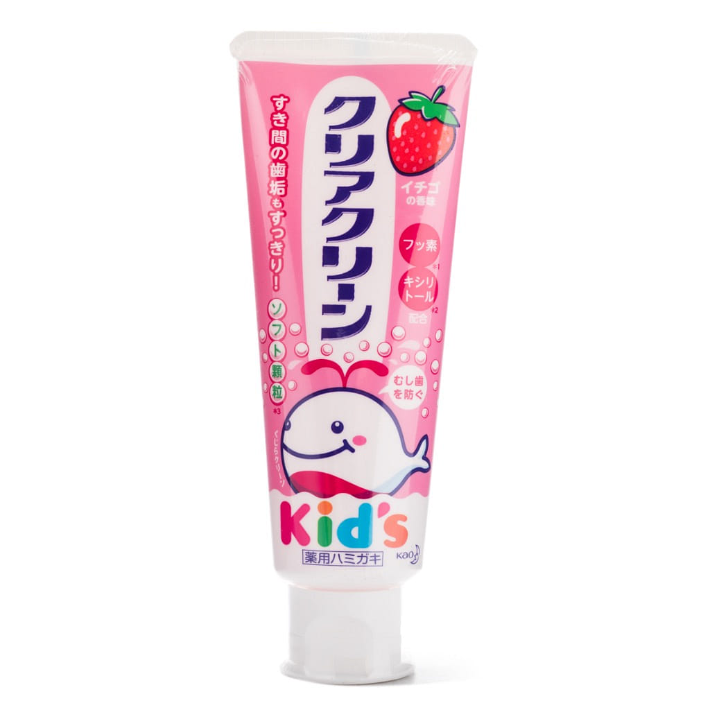 Kao Clear Clean Kid's Toothpaste, Strawberry 70 g