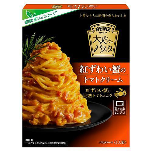 HEINZ JAPAN Tomato Creamy Crab Flavor Pasta Sauce 110g 1 케이스