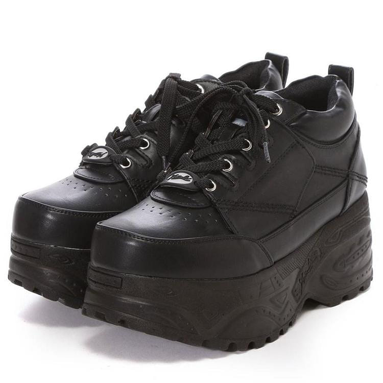 Yosuke Platform Flats Black 23cm 1 개