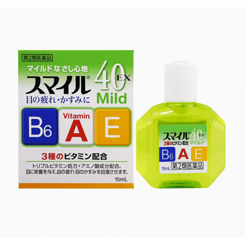 Lion smile40 EX eye drops mild eye protection 15ml 1 ส่วน