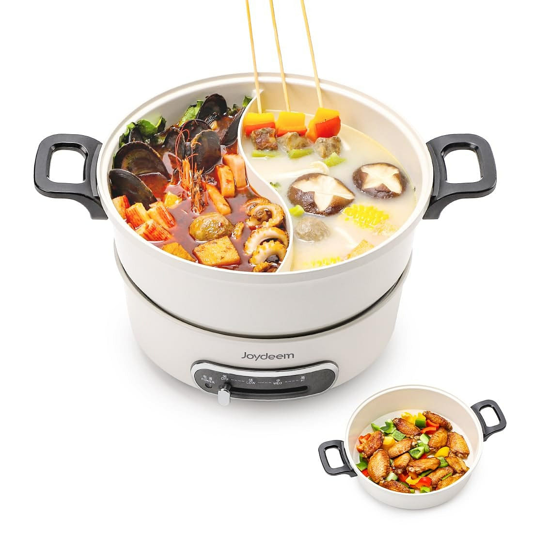 Joydeem Electric Multifunctional Hot Pot Divider 1 개