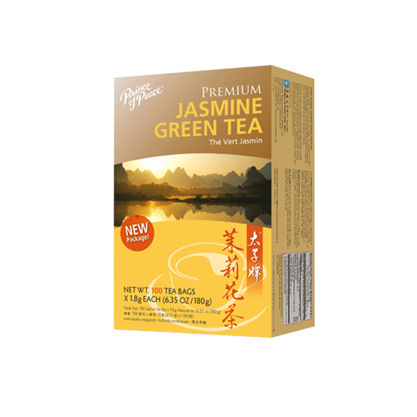 太子牌茉莉花茶, 100茶包 1 盒