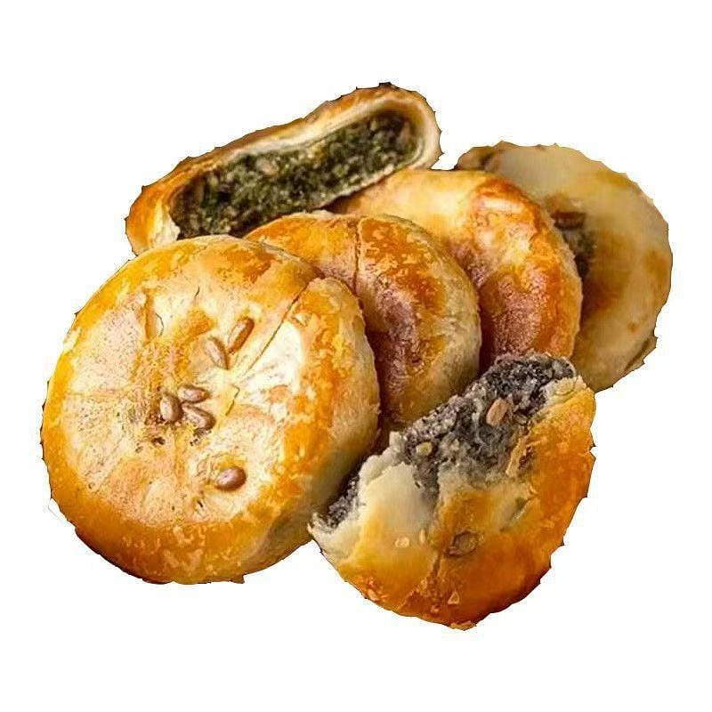 Salt-and-Pepper Scallion Flaky-Crust Mooncake 5 count