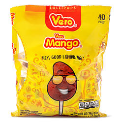 Vero Mango Chili Coated Lollipops Candy 19.6 oz