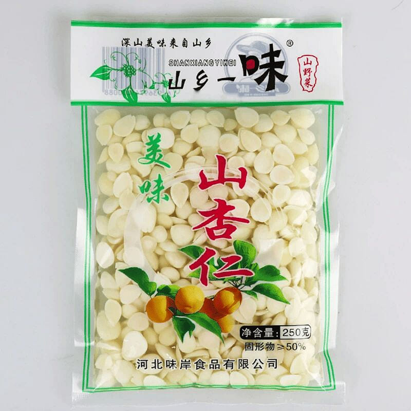 山鄉一味鹽水山杏250*1袋 250 克