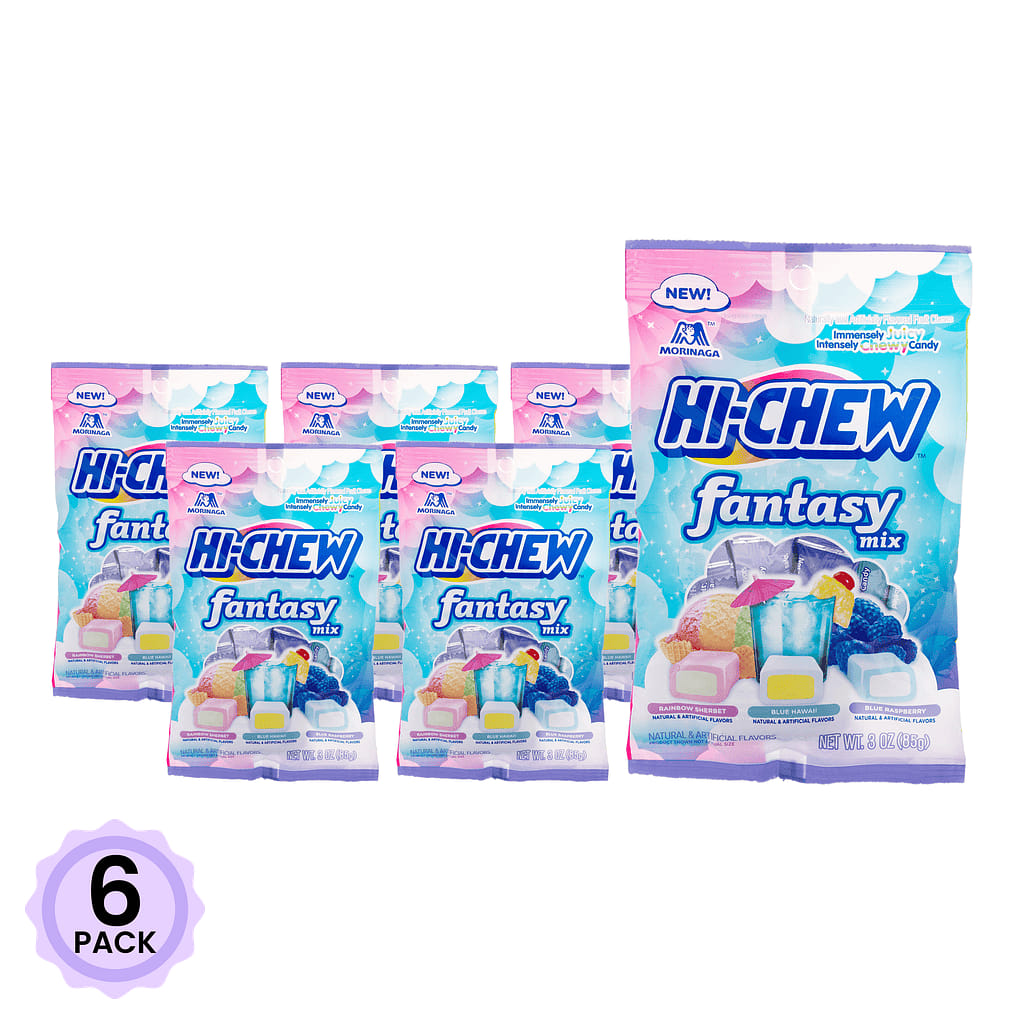 Hi-Chew 판타지 츄잉캔디 모듬 85 그램*6 팩