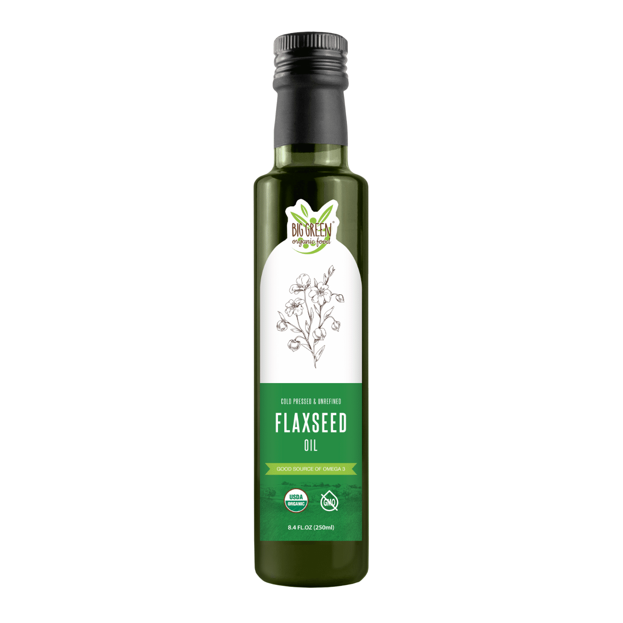 Organic Flaxseed Oil 8.4 액량 온스