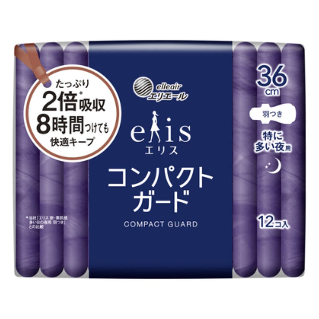 ELIS Double Absorption Thin Pads 36cm,12 pcs 1 each