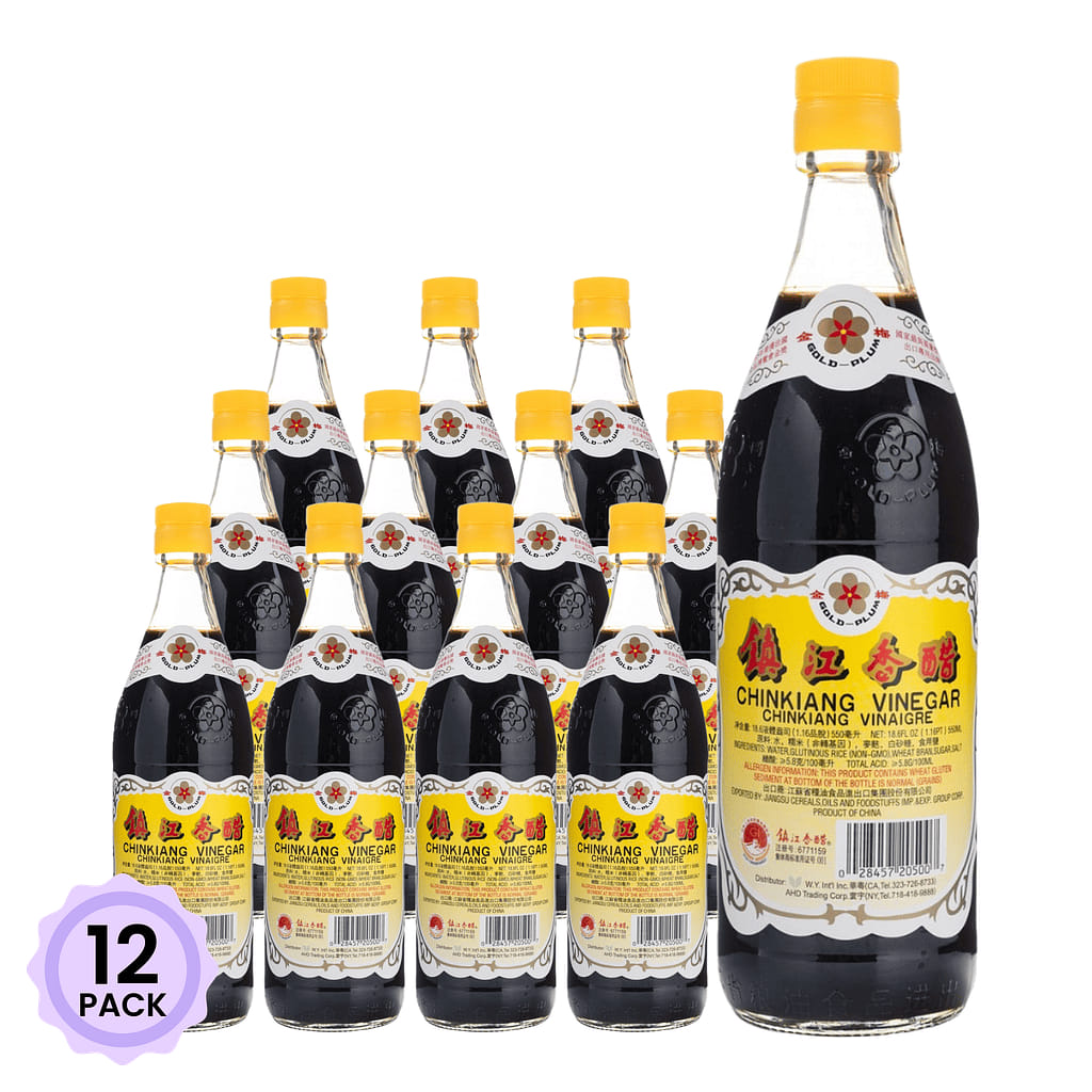 Gold Plum Chinkiang 식초 550 밀리리터*12 팩