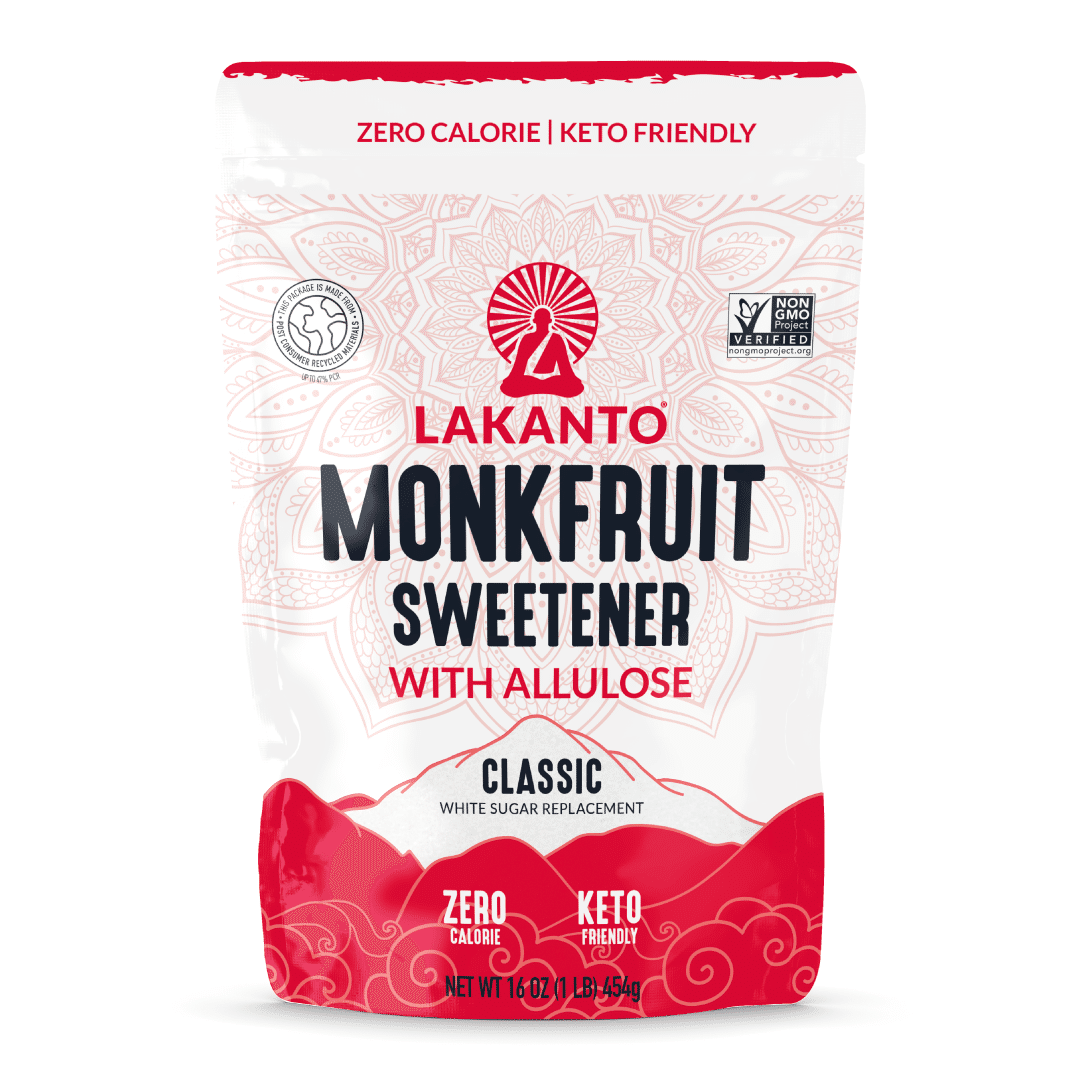 Lakanto Classic Monk Fruit Sweetener with Allulose - White Sugar Substitute 16 ออนซ์