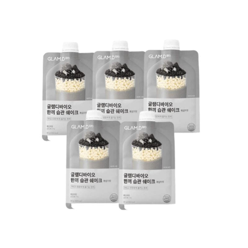 GLAM.D Meal Replacement ShakeBlackSesameFlavor5Bag 40 그램