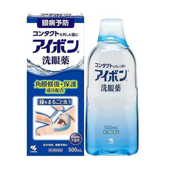 weee_care_KOBAYASHI Aibon Vitamin Premium Eyewash 500ml Blue 500 ml