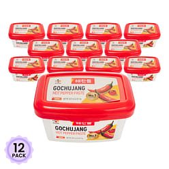 CJ Foods Gochujang Hot Pepper Paste, Mild Flavor 1000 g*12 pack