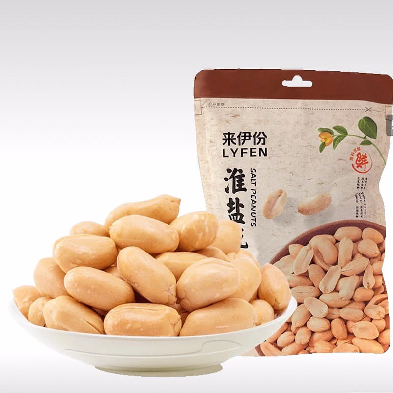 Laiyifen Peanuts with Huaiyan Salt Snacks Drinking Dishes 130 グラム