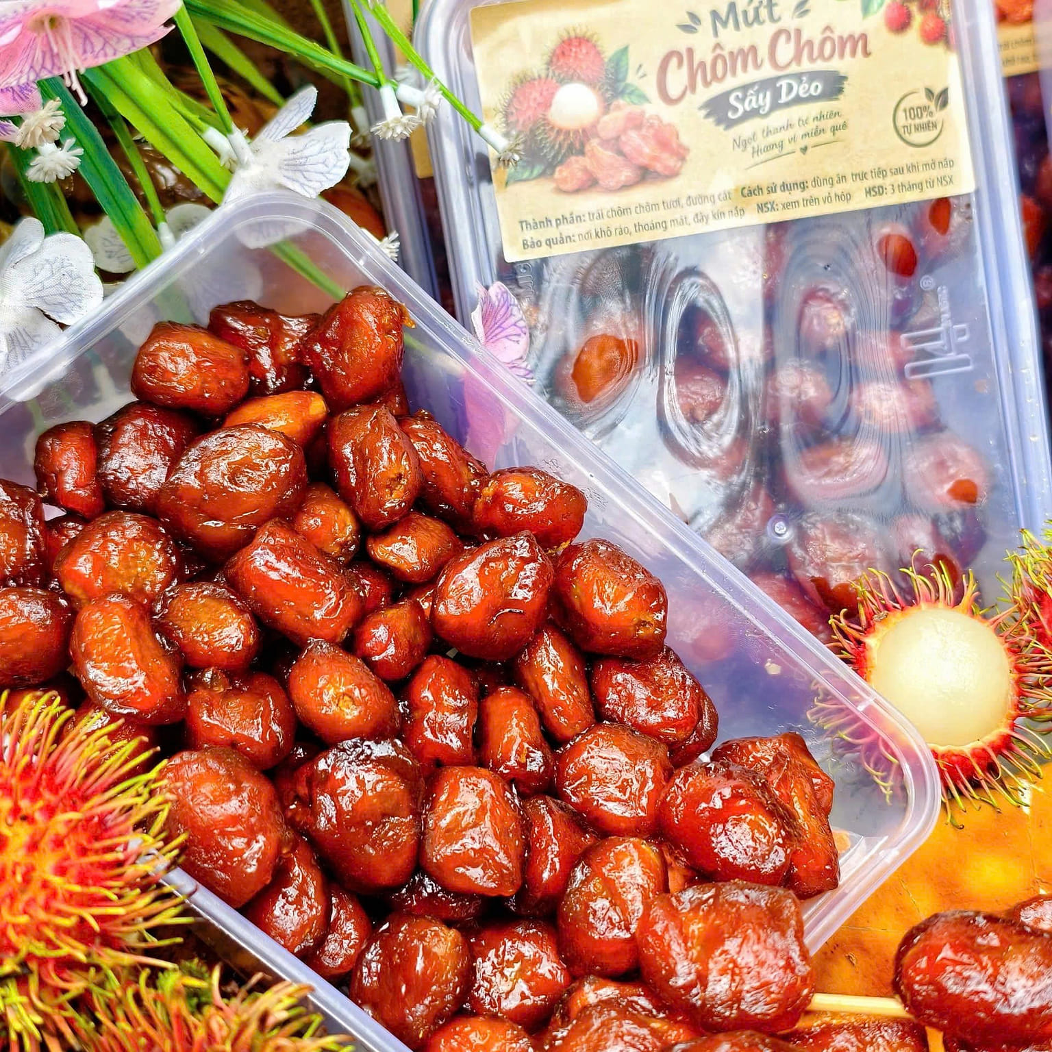Chewy Dried Rambutan Jam 400 g