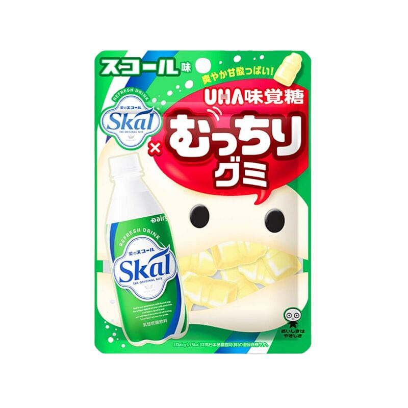 Mikakuto Mocchiri Gummy Skal Soda Flavor 64g 1 개