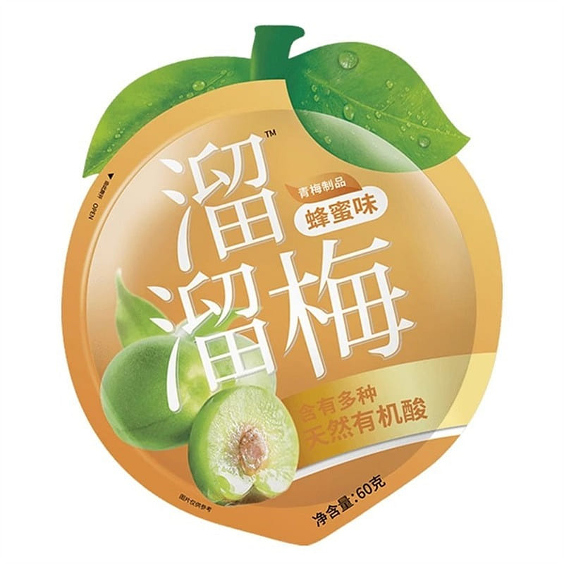 Lolli Plum Honey-flavored Green Plum, 60g per bag 1 pack