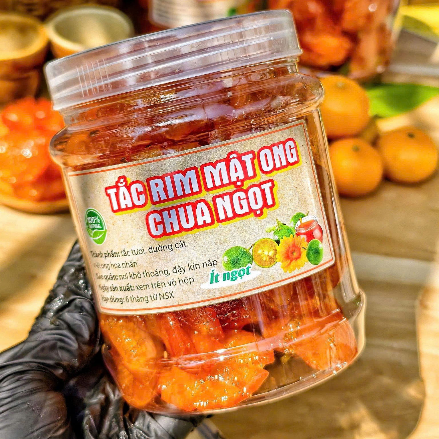 Vietnamese Candied Honey Preserved Kumquat 500g 1 pack