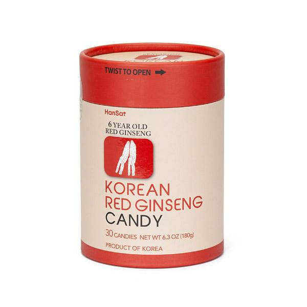 UMEKEN Korean Red Ginseng Candy 30 count 1 bottle