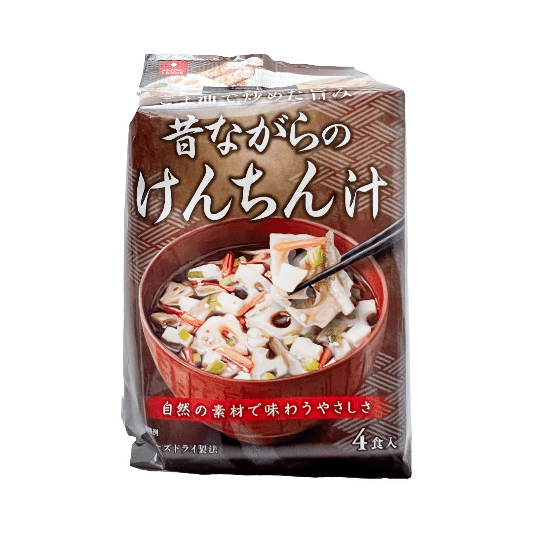 Old-Fashion Kenchinjiru (Japanese Vegetable Soup) 164 그램