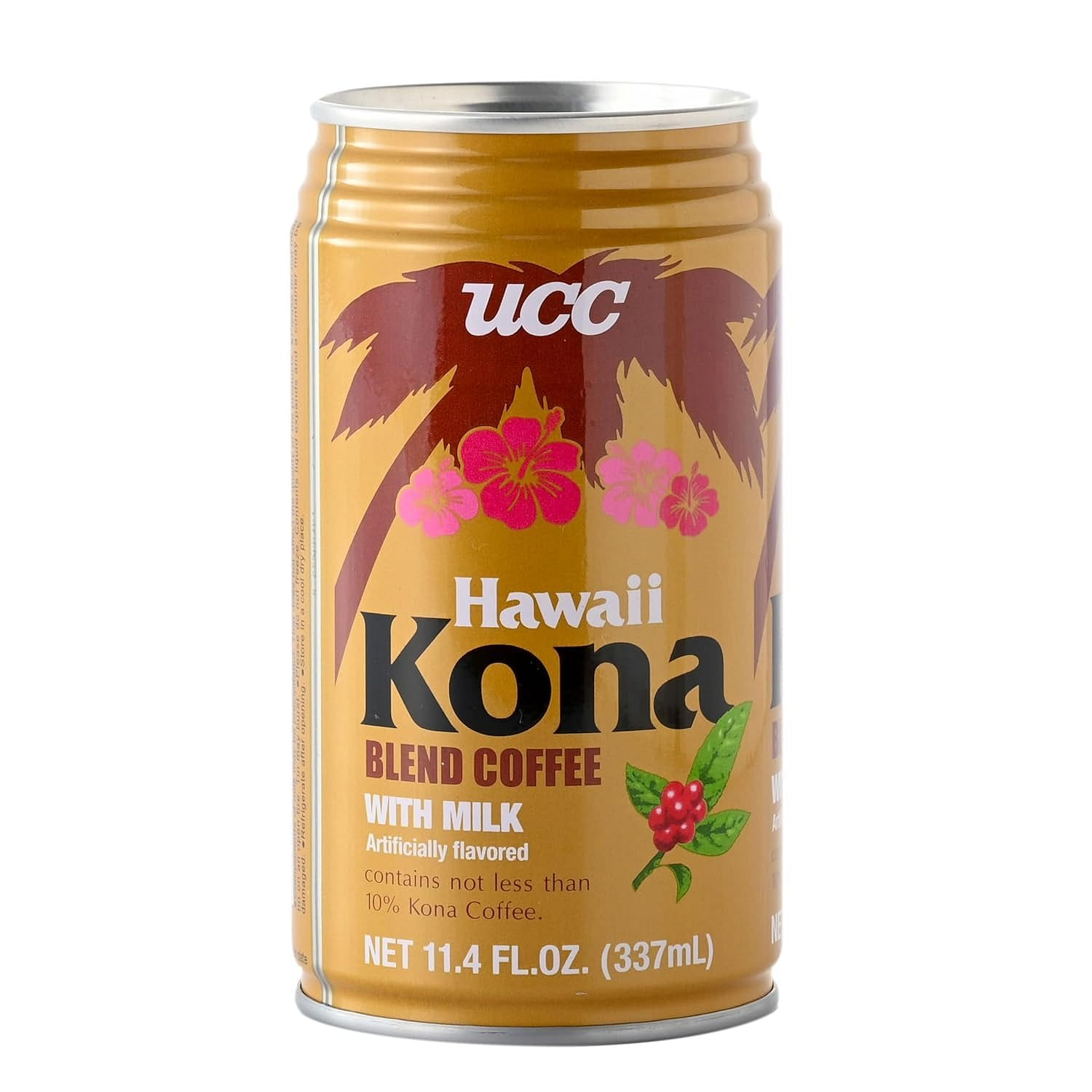 UCC Hawaii Kona Coffee with Milk 337 ml X 24 Pack 337 ml*24 cans