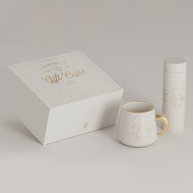 GERM Disney co-branded thermos mug mug Mickey custom gift box WHITE 1 กล่อง