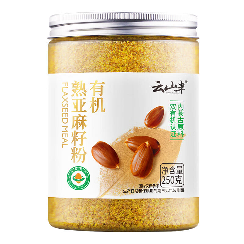윤샨반 유기농 아마씨가루 250g 내몽골산 저온로스팅 식이섬유 250 그램