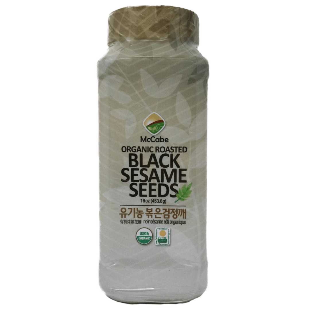 McCabe Organic Roasted Black Sesame, 1 lb (16 oz), USDA Organic Certified 16 オンス