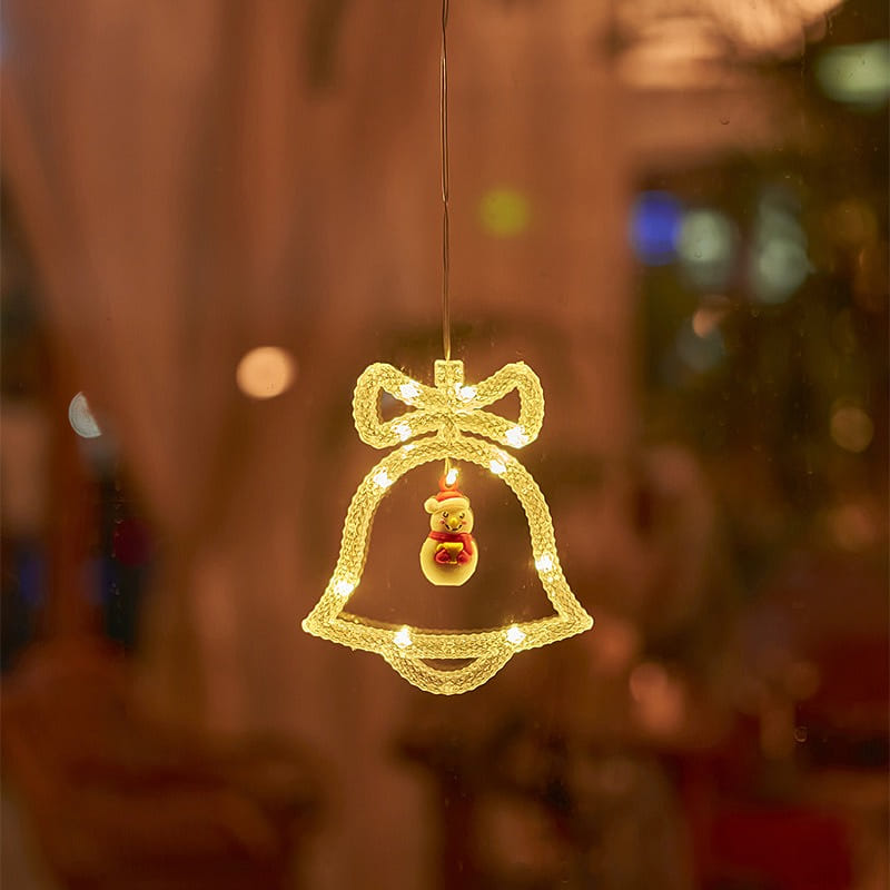 Bell-Wire Suction Cup Lights, deal for Scene Decoration (Pack 2) 2 개입