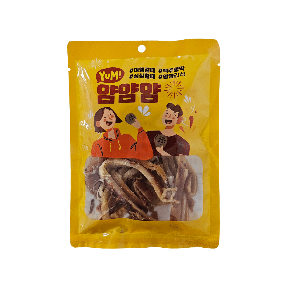 充满烧烤香气的烤鱿鱼丝 1 份