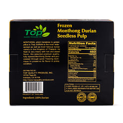 냉동 씨없는 두리안 과육 400 그램