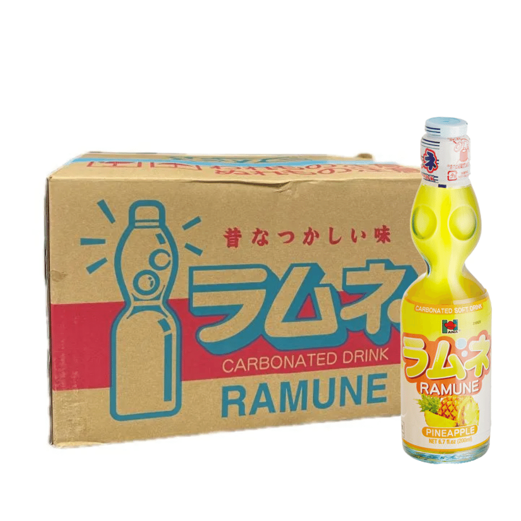 Hana 弹珠汽水菠萝 6.7 盎司 24 包 1 份