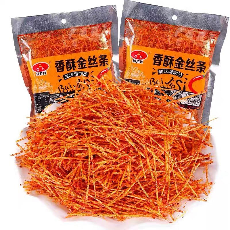 Crispy golden strips and spicy strips 1 bag * 30g 30 กรัม
