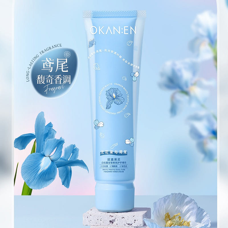 White Truffle Dual-Tube Fragrance Hand Serum- Iris 1 count