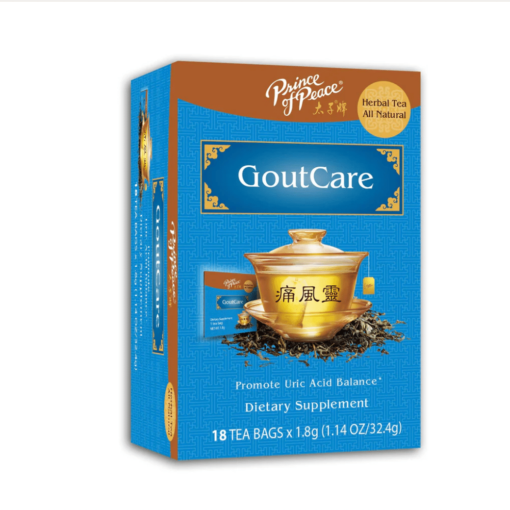 Prince of Peace GoutCare Tea, 18 tea bags 1 케이스