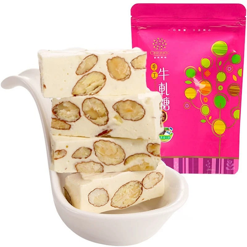 Taiwan Cherry Grandpa handmade nougat 400g/ bag 1 ส่วน