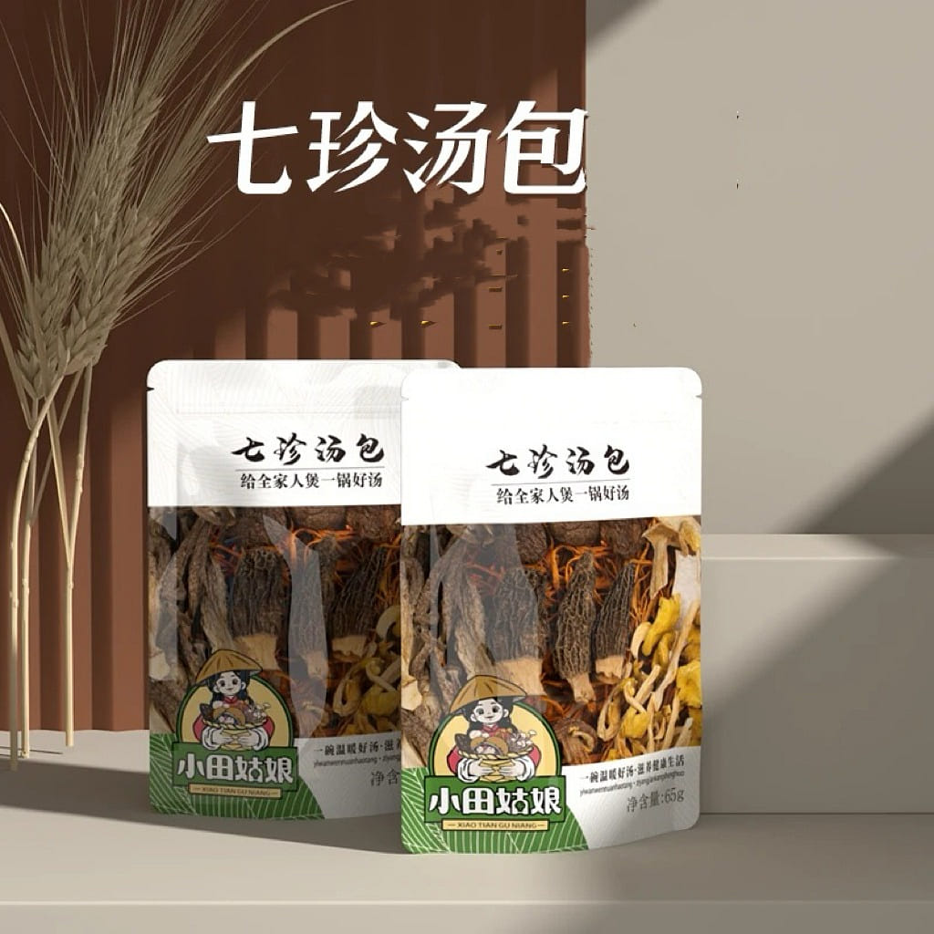 Oda girl Qizhen mushroom soup packets 65g 1 ส่วน