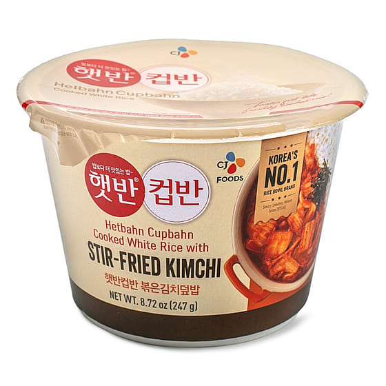 weee_instant_CJ Foods Cooked White Rice with Stir-Fried Kimchi 247 g