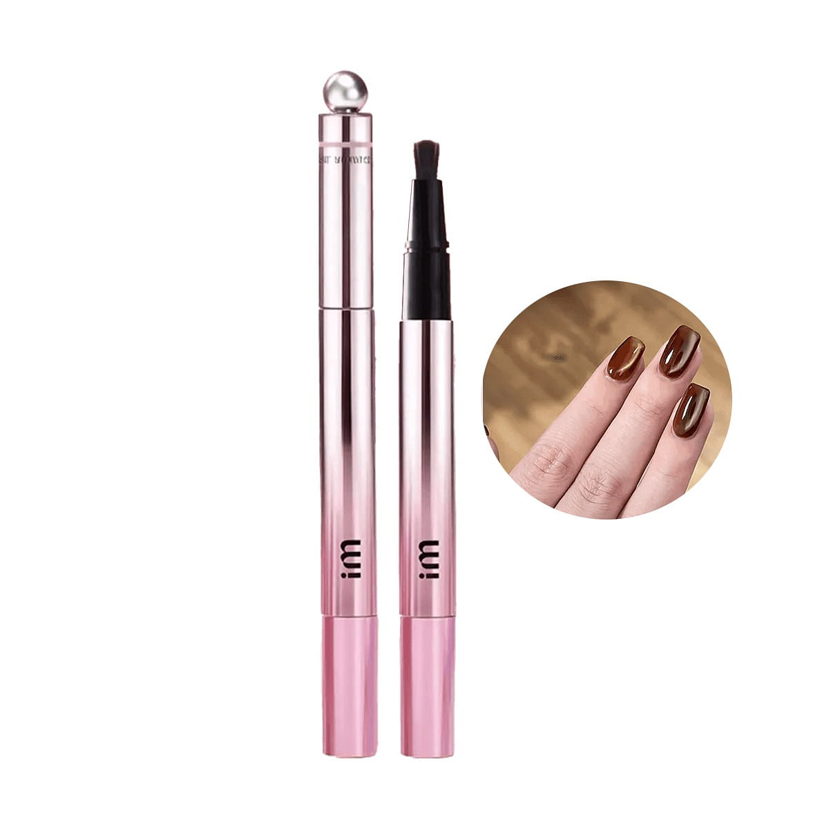 Mr.wish nail care cat eye pen #Golden Amber Brown 1 each