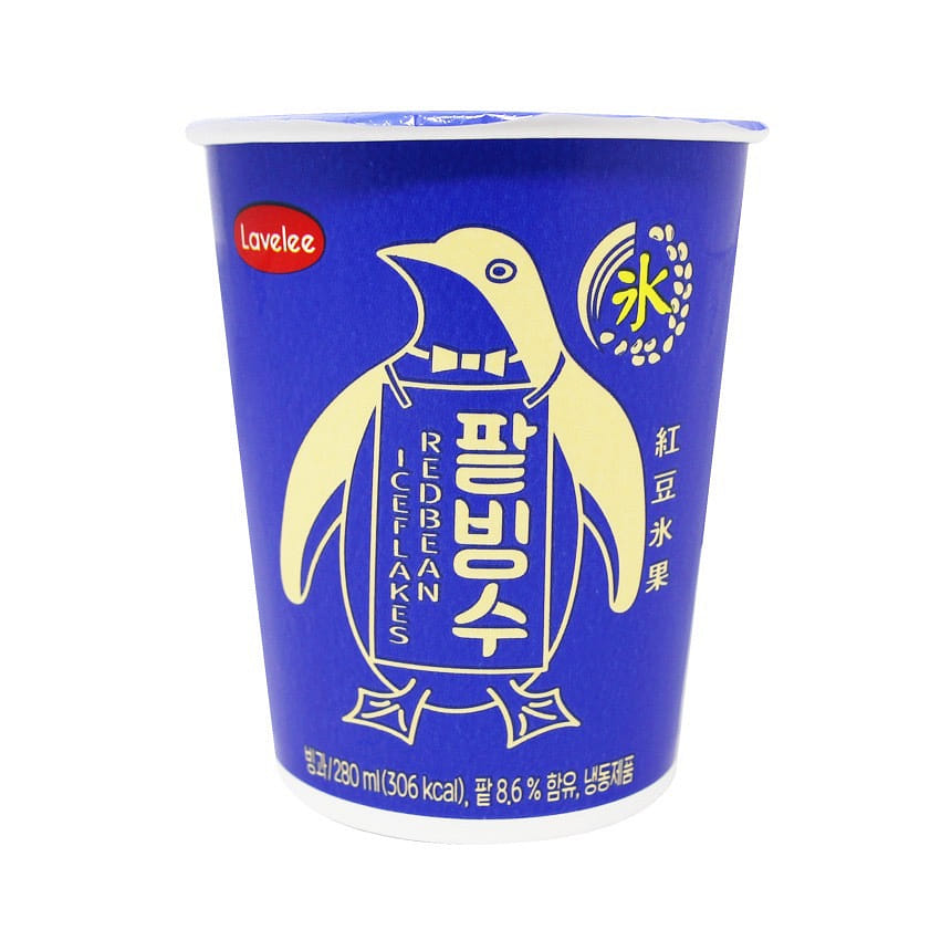 LAVELEE Penguin Red Bean Bingsu(Shaved Ice) 280 ml