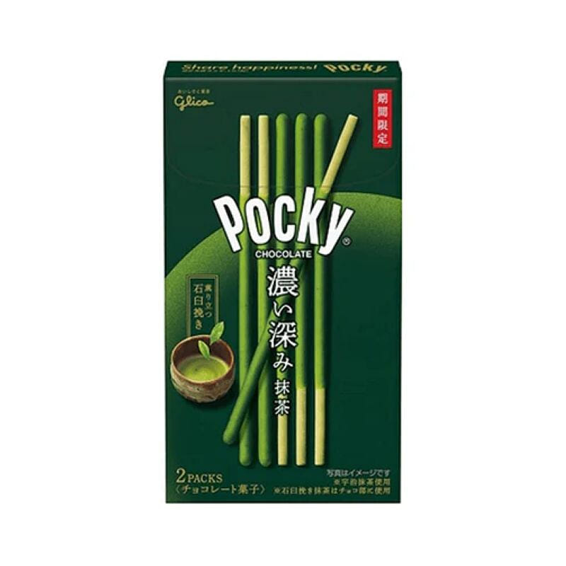 Glico Pocky Biscuit Stick Dark Deep Matcha Flavor 1 케이스