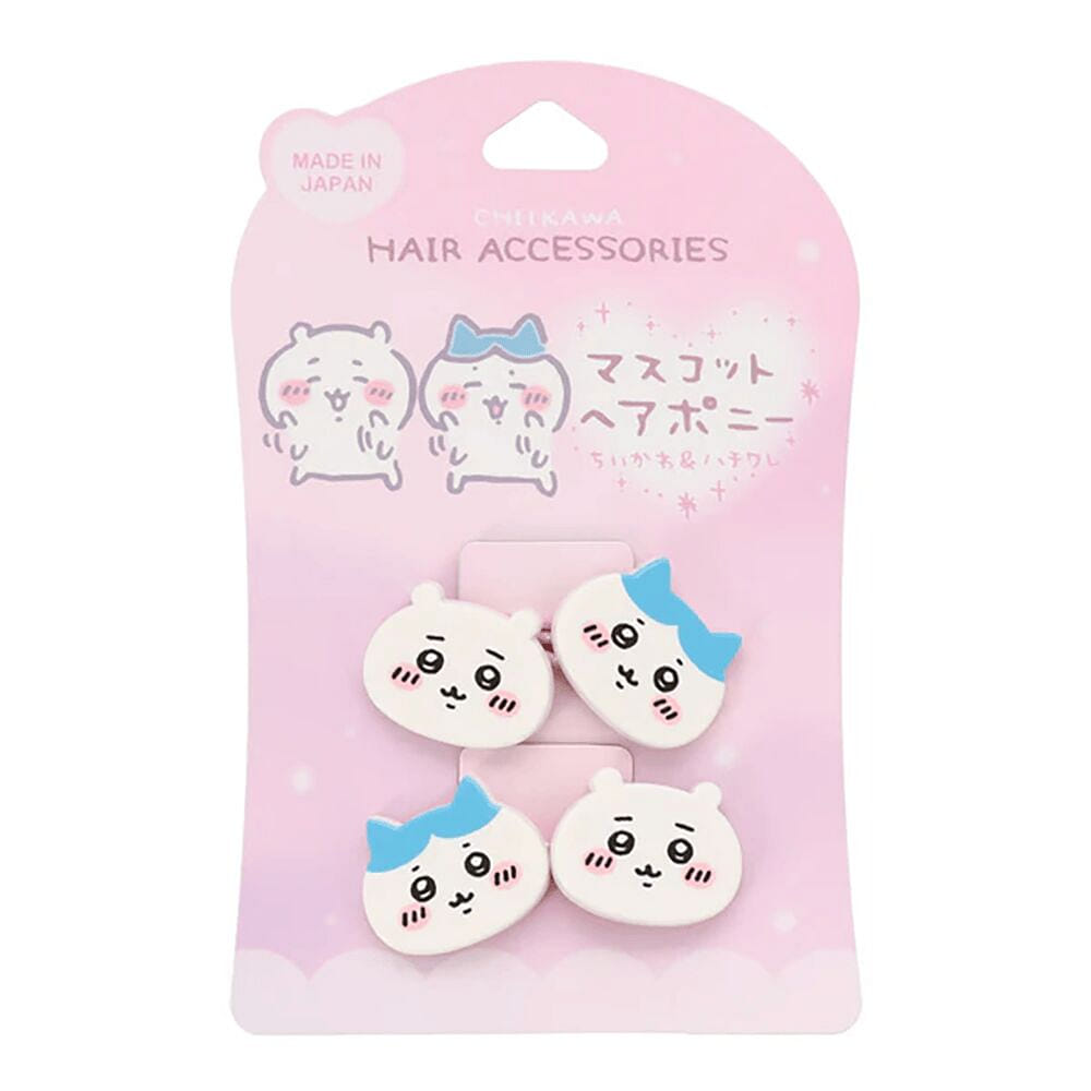 SkaterXChiikawa Hachiware Big Face Hair Tie 2p 2 개입