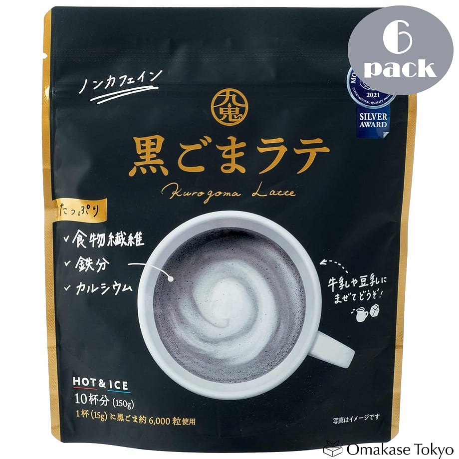 Kuki Kurogoma Black Sesame Latte (6 Pack) 1000 กรัม
