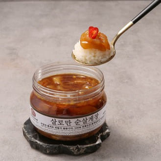 [Samdae Incheon Crab] Boneless Soy Sauce Crab with Salman (3 pieces/) 2.5 lb