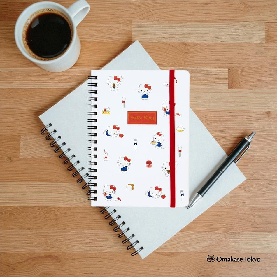 Sanrio Hello Kitty B6 Ring Notebook-60 Sheets 150 g
